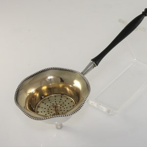 antique unusual sterling silver winefunnel