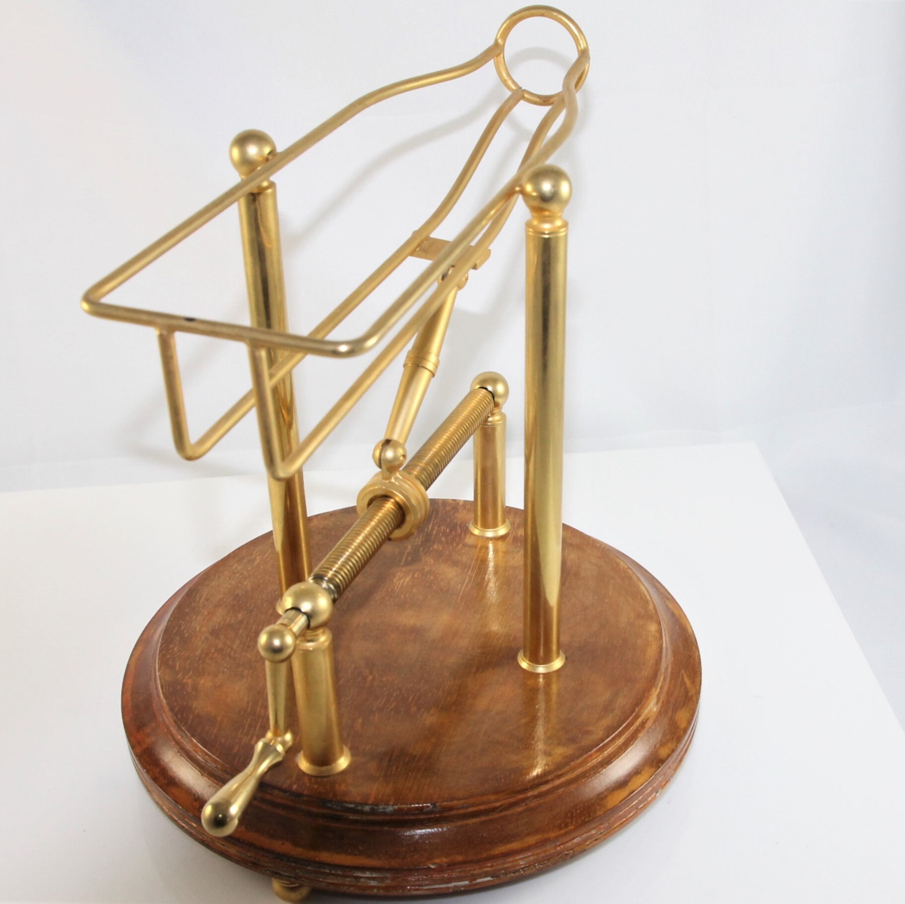 Vintage Decanting Cradle Goldplated/wine Decanter Etsy