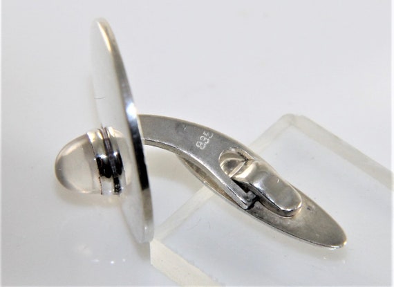 Solid silver cufflinks with MOP - image 5