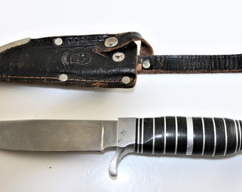 Vintage Othello Anton Wingen, Jr. Carved Antler Handle Vintage Othello Anton Wingen, Jr. Carved Antler Handle