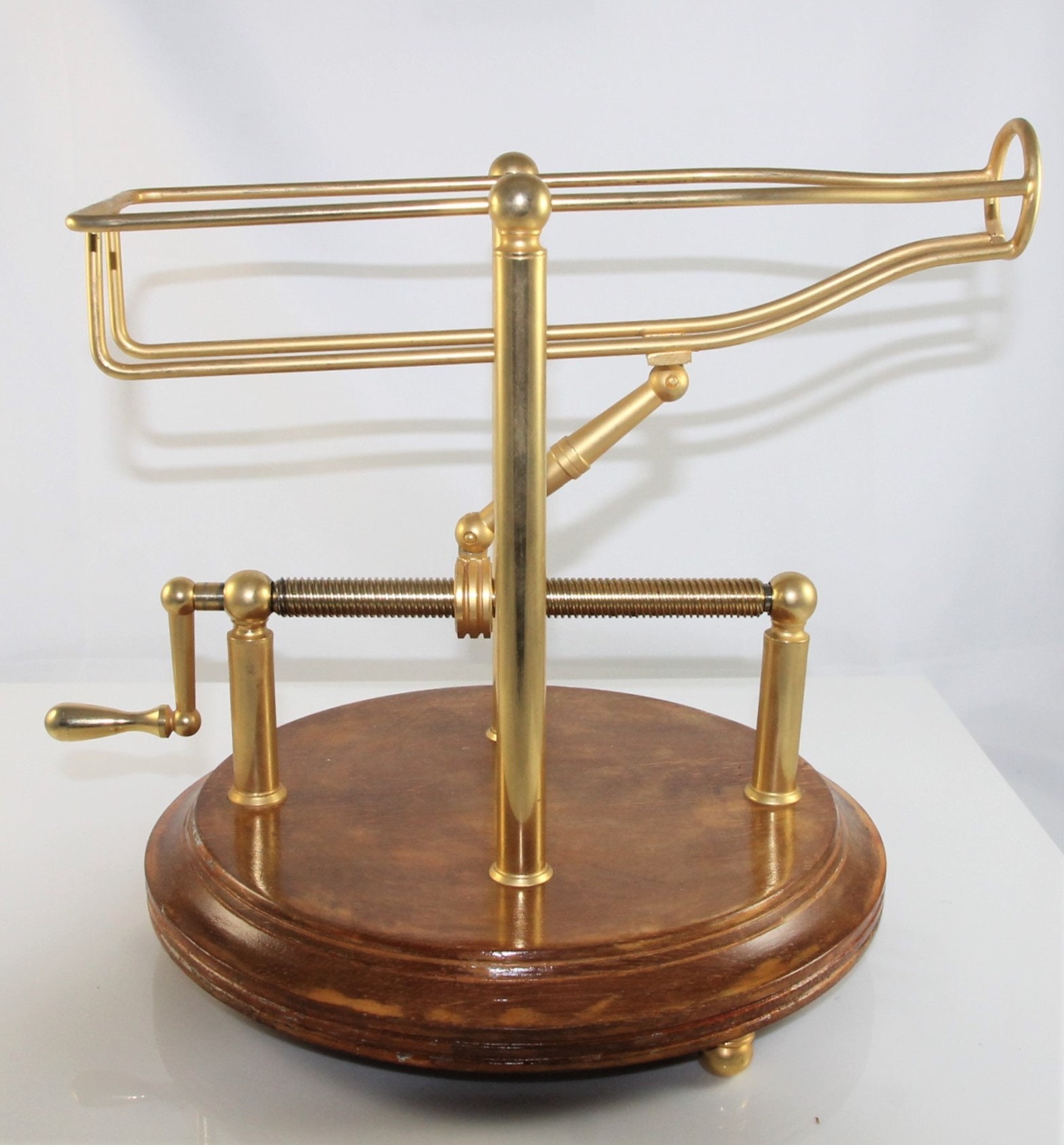 Vintage Decanting Cradle Goldplated/wine Decanter Etsy