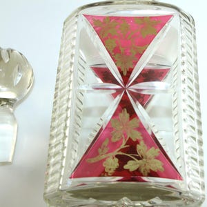 Art deco crystal carafe/decanter