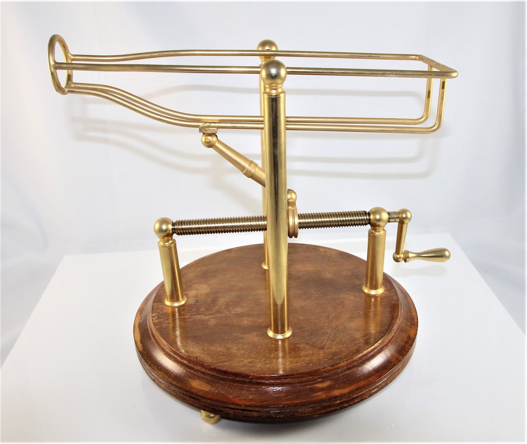 Vintage Decanting Cradle Goldplated/wine Decanter Etsy