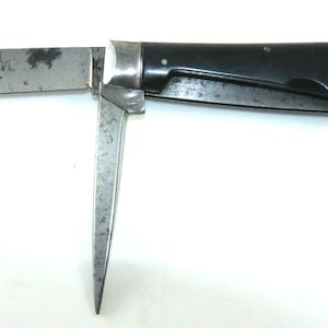 Navaja de bolsillo vintage de dos hojas de R. Herder