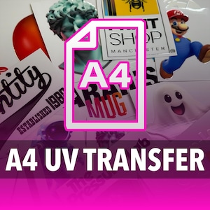Custom UV DTF Gang Sheets – High-Quality UV Transfers Ready for Peel | Next Day Delivery | Wholesale Prices - A4