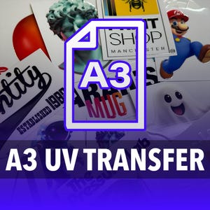 Custom UV DTF Gang Sheets – High-Quality UV Transfers Ready for Peel | Next Day Delivery | Wholesale Prices - A3