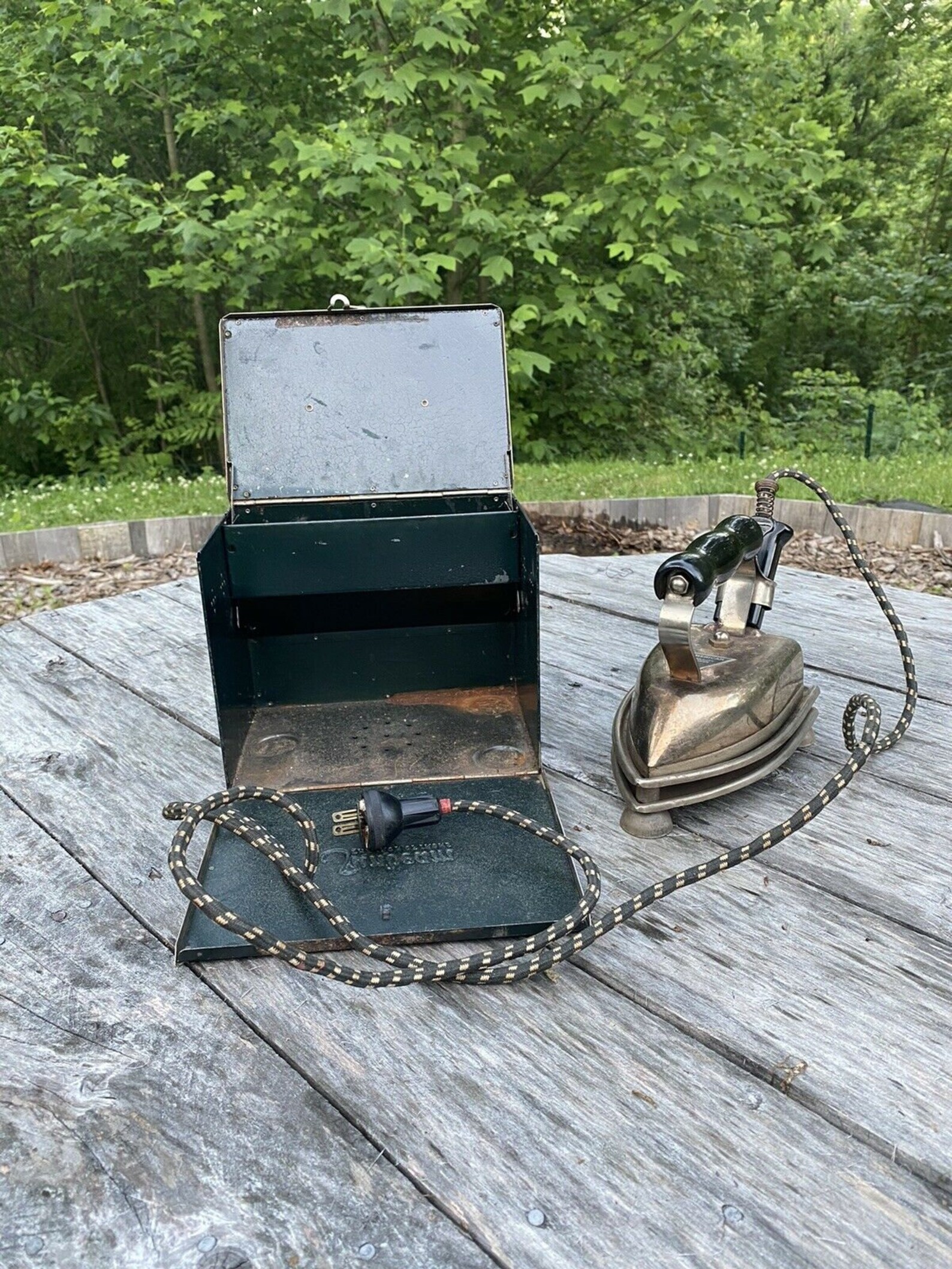 Antique Steam Iron Sunbeam Patented Early 1900s Electric Etsy