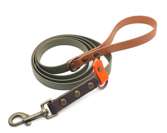 1" Multi-Color Leash with Slip Attachment - BioThane® Leash - Slip Leash