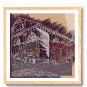 Kunstdruck von Altrincham Market in Manchester