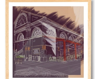 Kunstdruck von Altrincham Market in Manchester