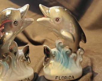 Laughing Dolphin Salt and Pepper Shakers