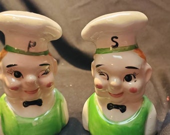 Chef Salt and Pepper Shakers