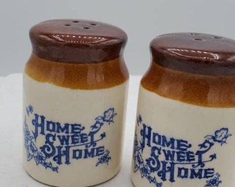 Home Sweet Home Ceramic Salt and Pepper Shakers