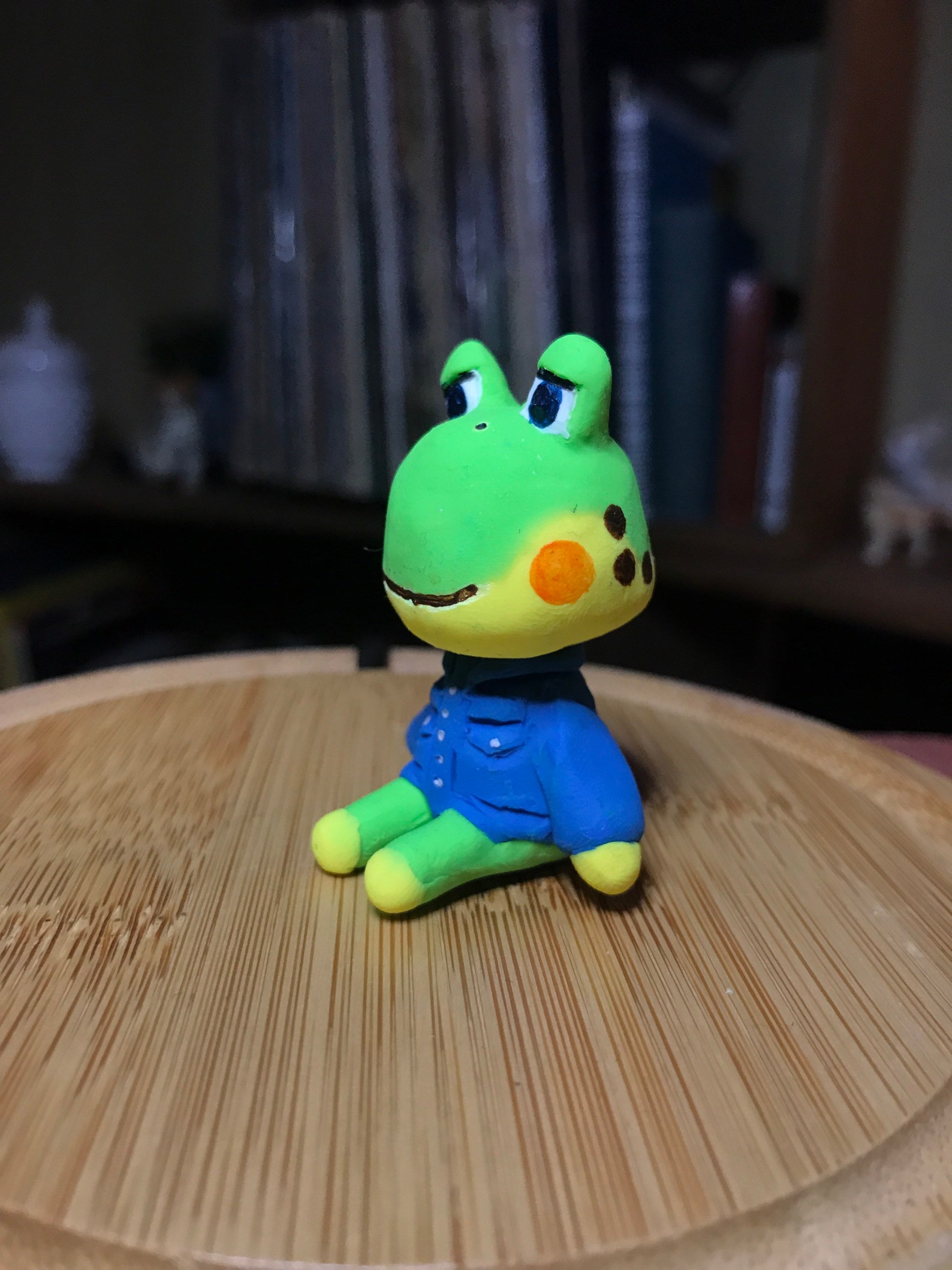 Animal Crossing Polymer Clay Figurine Henry Etsy