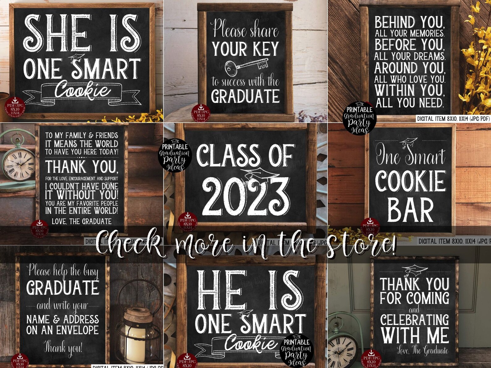 Graduation Taco Bar Sign PRINTABLE Chalkboard - Etsy