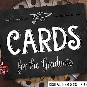 Tableau imprimable Cartes pour le signe des diplômés