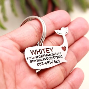 Médaille pour chien personnalisée en acier inoxydable sculptée en creux, médaille pour chat personnalisée, identification bohème d'animal de compagnie, médaillon unique