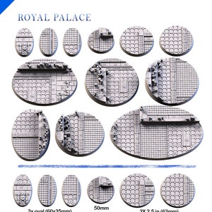 Expanded Royal Palace Bases - Multiple Sizes - Magnet Holes - Txarli Factory