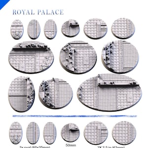 Expanded Royal Palace Bases - Multiple Sizes - Magnet Holes - Txarli Factory