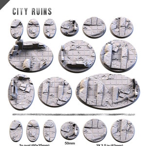 Expanded City Ruins - Multiple Sizes - Magnet Holes - Txarli Factory