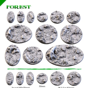 Expanded Forest Bases - Multiple Sizes - Magnet Holes - Txarli Factory