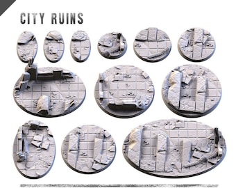 Expanded City Ruins - Multiple Sizes - Magnet Holes - Txarli Factory