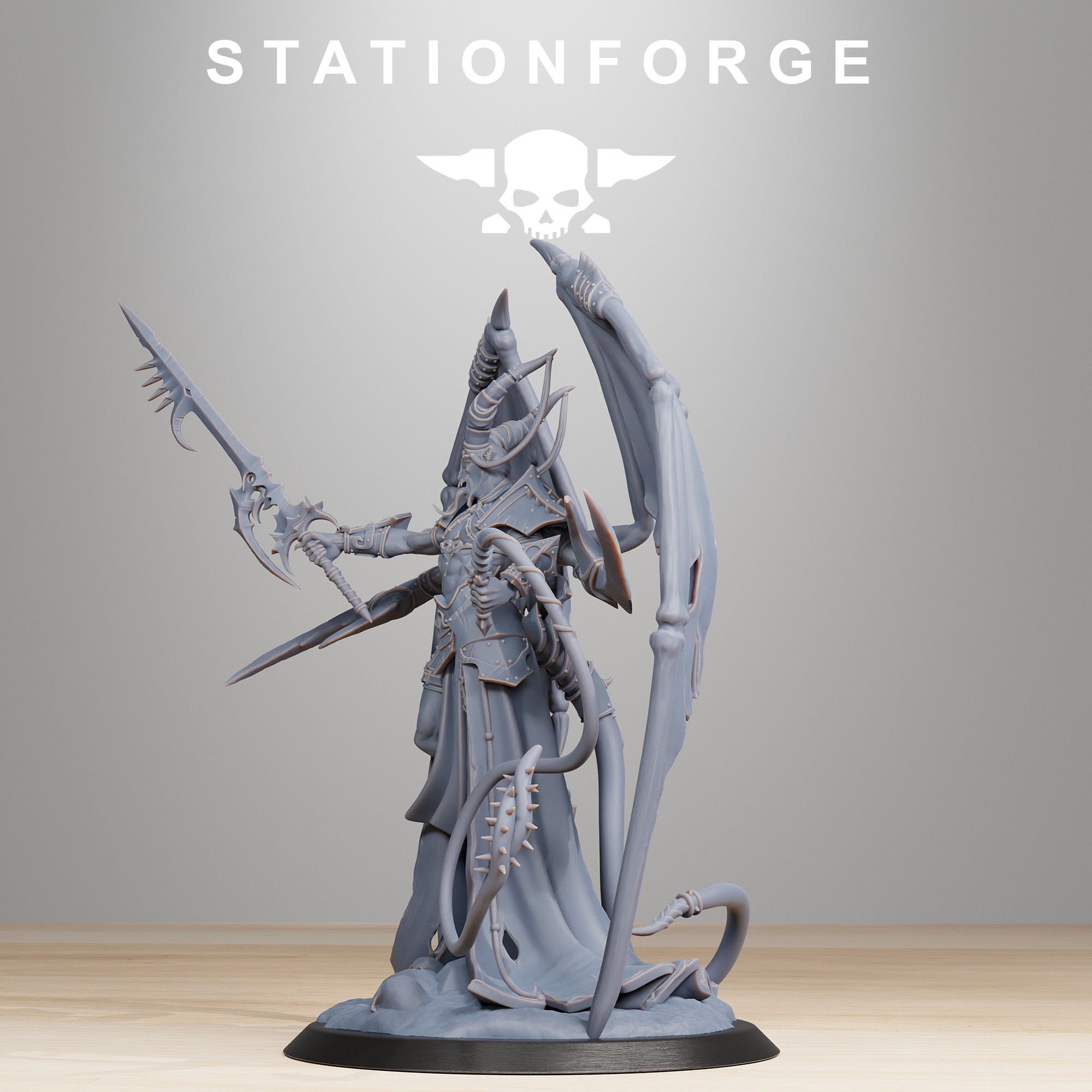 vanillani demon concept “SANCTUM MICRO“ Demon Queen - Single Model - Station Forge - Etsy