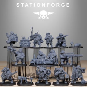 Grimguard: Skulldart Trappers - 13 Models - Station Forge