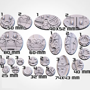 Magic Temple Bases - Multiple Sizes - Magnet Holes - Txarli Factory