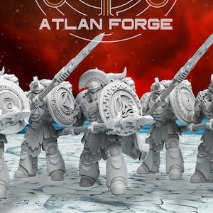 Promethian Phalanx - Set of 5 - Set of 10 - Atlan Forge
