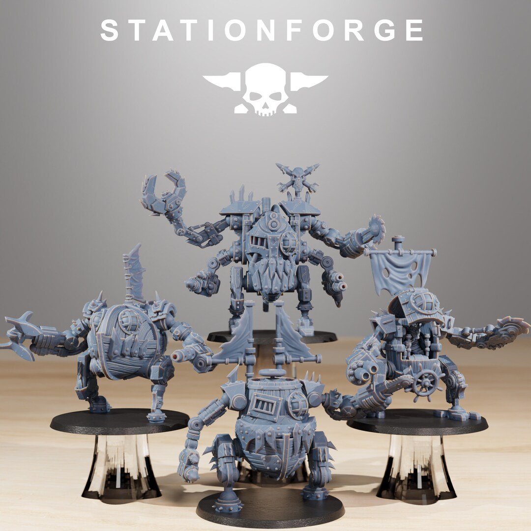 Gobs: Pirate Bots - 4 Bots - Station Forge - Etsy