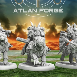 Angelic: Lion Knights - Set of 3 - Atlan Forge