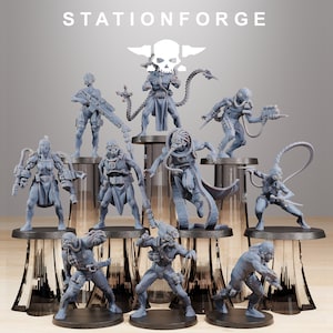 GrimCorp: Bounty Hunters - 10 Models - Station Forge