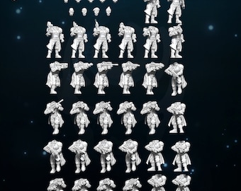 Space Solders: Troopers - 27 Models - Den of Imagination