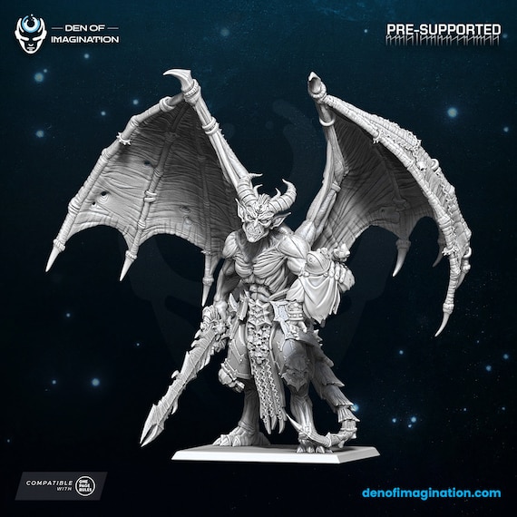 Infernal Demon Lord - Chaos Demon - Single Model - Den of