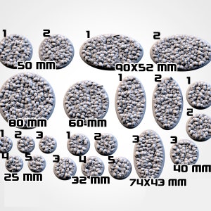 Skulls Bases - Multiple Sizes - Magnet Holes - Txarli Factory
