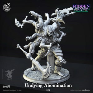 Undying Abomination - Undead Construct - 524 - CastnPlay - Verborgen crypte - Dungeons and Dragons - Rollenspel - Tafelblad RPG - Pathfinder