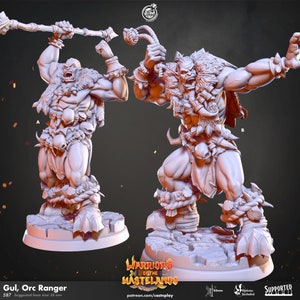 Gul, Orc Ranger - 587 - CastnPlay - Warriors of the Wasteland - Dungeons and Dragons - Role Playing - Tabletop RPG - Pathfinder