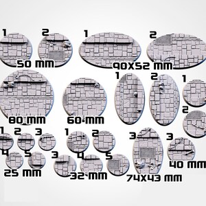 Bases de Mazmorra - Múltiples Tamaños - Agujeros Imán - Txarli Factory