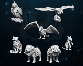 Space Army Animals - 7 Models - Den of Imagination