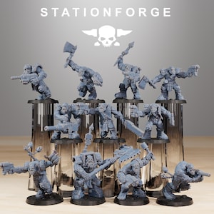 Orkaz: Infantry - 11 Models - Station Forge
