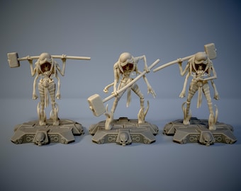 Lusmon Spawn - 3 Models - Mad's Minis