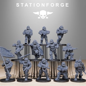 Grimguard: Elite - 10 Modelli - Stazione Forge