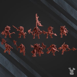 Flesh Daemons - 10 Models - Dakkadakka