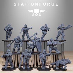 Grimguard: Esecutori - 11 Modelli - Stazione Forge