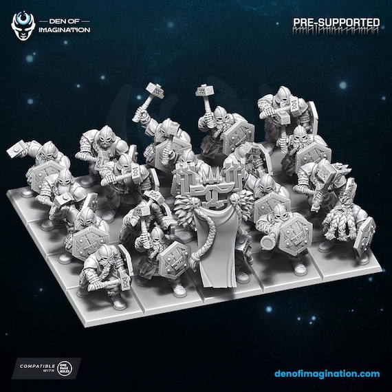 Dwarves: Forgekeepers - 20 Models - Den of Imagination - Etsy