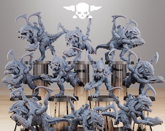 Xenarid: Infantry V2 - 10 Models - Station Forge