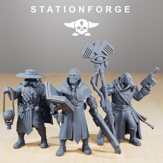Grimguard: The Exorcist - 3 Models - Station Forge