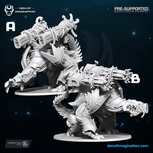 Chaos: Steelhound Infernus - Tyrannical - Enmodell - 2 Modeller - Fantasinens Den