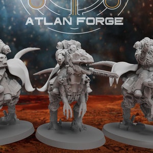 Velociraptor Riders - Set of 3 - Atlan Forge
